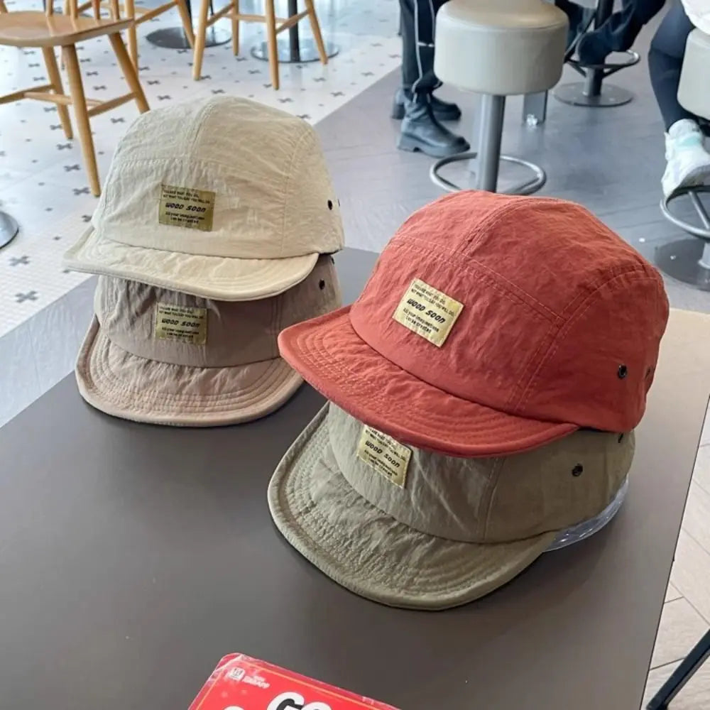 Japanese Short Brim Cotton Baseball Cap – Women's Casual Hat Women's Baseball Cap PLUSH