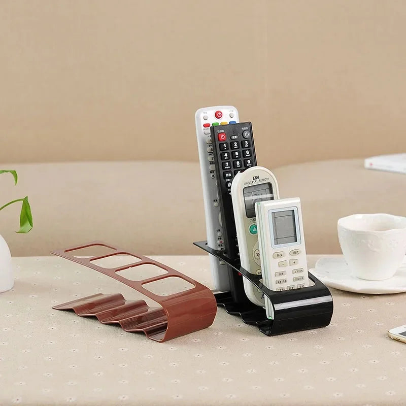 4-Compartment Desktop Organizer – Remote & Desk Storage Rack Desktop Organizer PLUSH