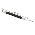 PVC Speaker Cabinet Handle Replacement Set w/ Metal Caps Speaker Cabinet Handle PLUSH Golden
