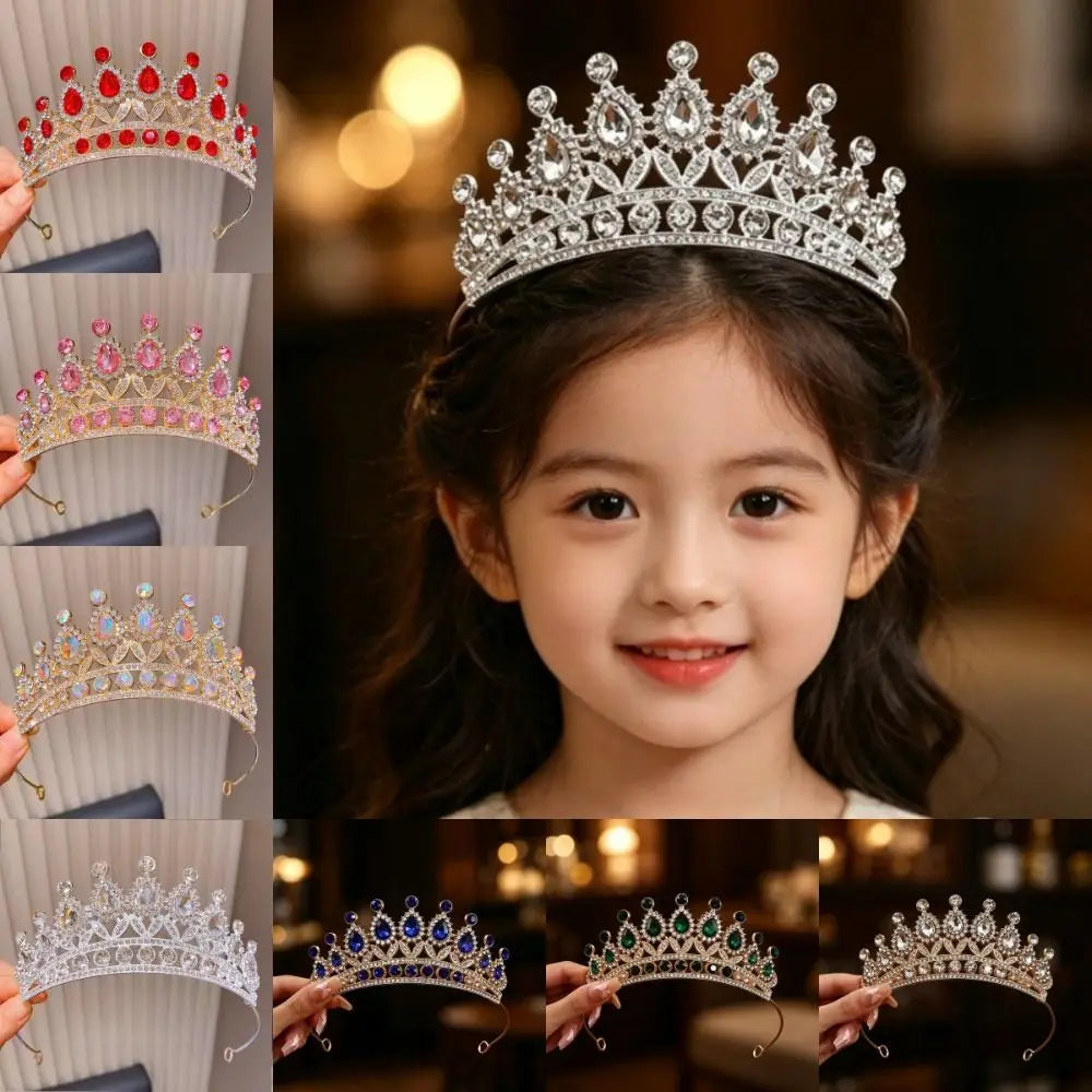 Sparkling Leaf Crown Headband – Kids Princess Hair Jewelry Crown Headband PLUSH