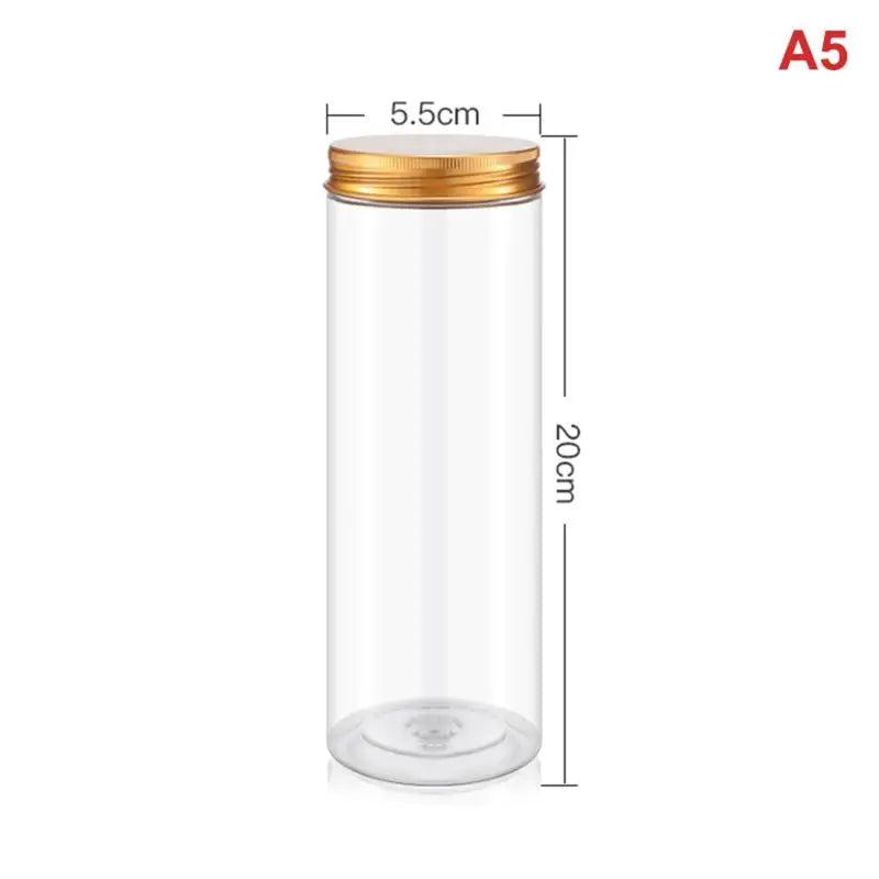Food-Grade PET Storage Jar with Aluminum Lid | Tea & Snacks Food Storage Jar PLUSH A5