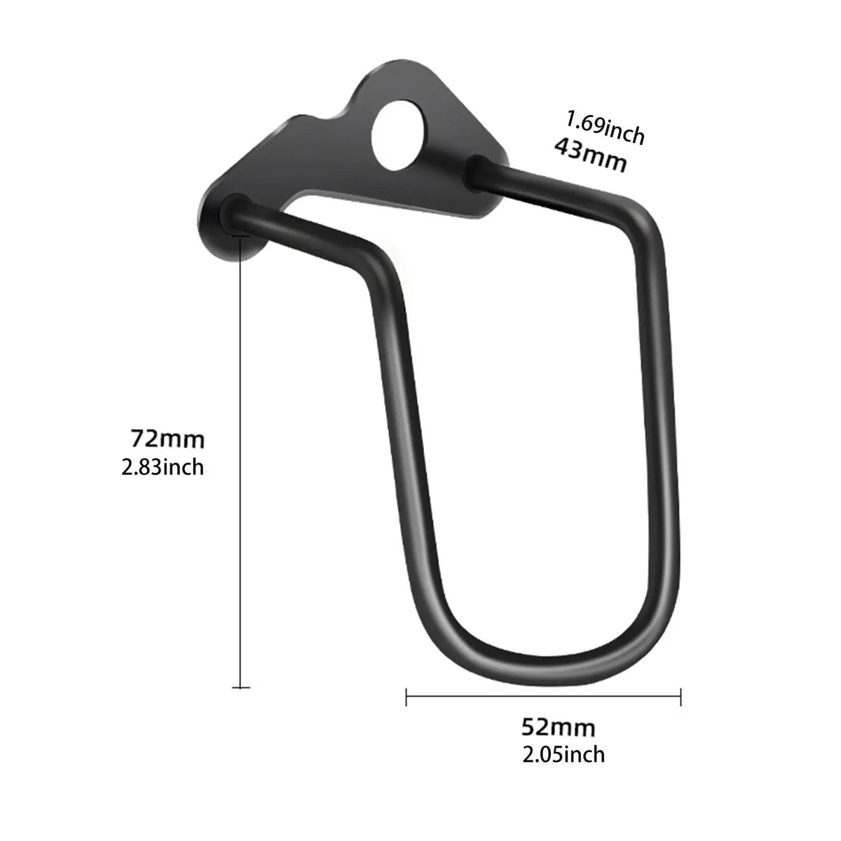 Steel Rear Derailleur Guard for MTB & Road Bikes – 2 Pack Derailleur Guard PLUSH