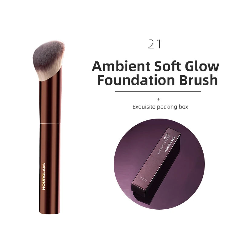 Hourglass Professional Retractable Makeup Brush Set Professional Makeup Brush PLUSH 21