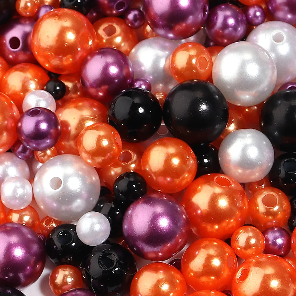 Halloween ABS Pearl Spacer Beads 4–12mm | DIY Jewelry Making Jewelry Spacer Beads PLUSH
