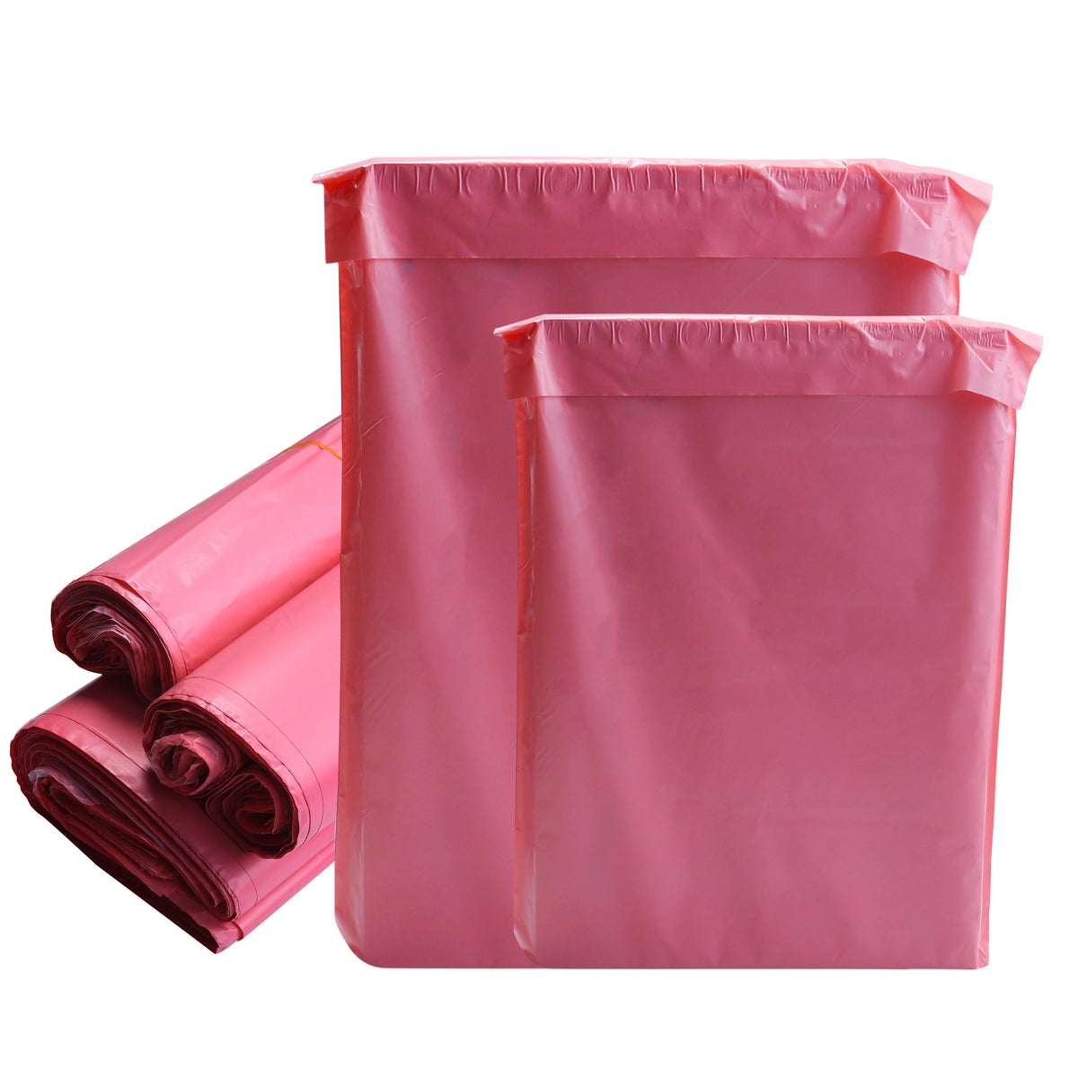 Pink Self-Adhesive Courier Bags | Waterproof Poly Mailers 10–50pcs Courier Packaging Bags PLUSH