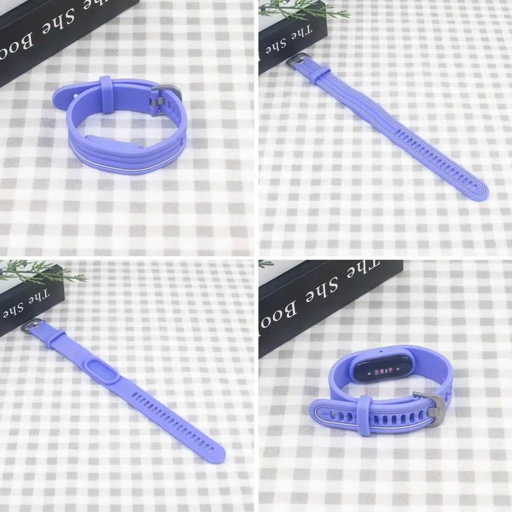 Two-Tone Silicone Band for Google Fitbit Air – Adjustable Strap Fitness Tracker Band PLUSH
