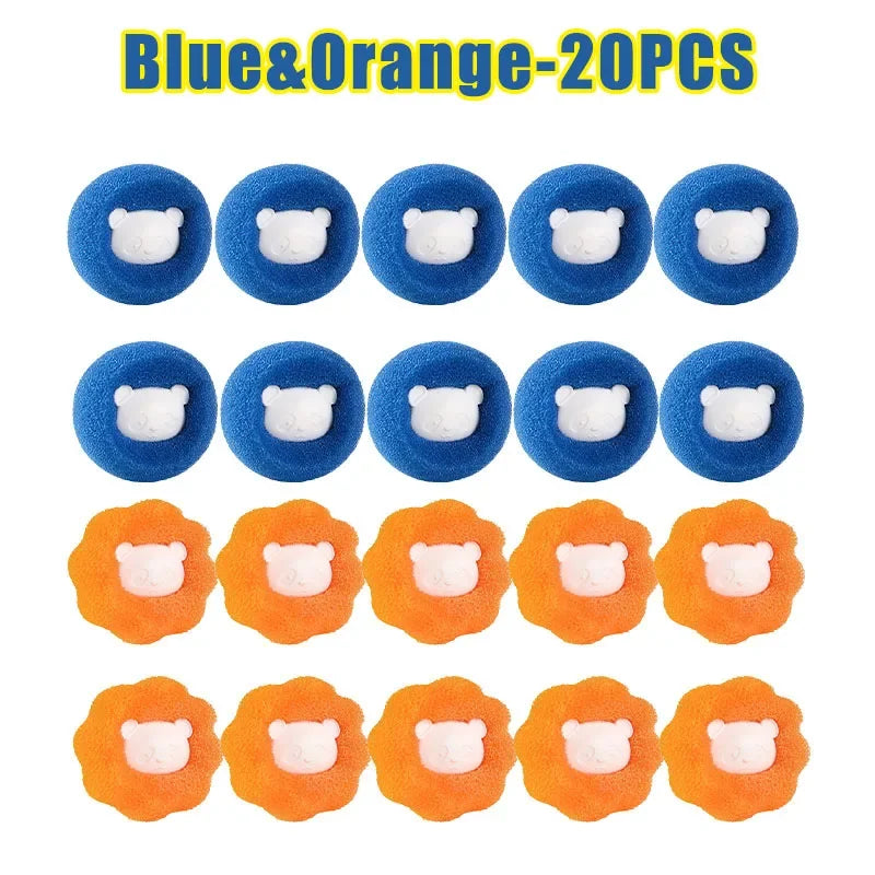Laundry Washing Balls – Lint & Pet Hair Remover 6pcs Laundry Washing Balls PLUSH Mix 20PCS