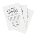 Thank You Postcards 4x6" for Weddings & Showers – 50 Pack Thank You Postcards PLUSH 50pcs 01