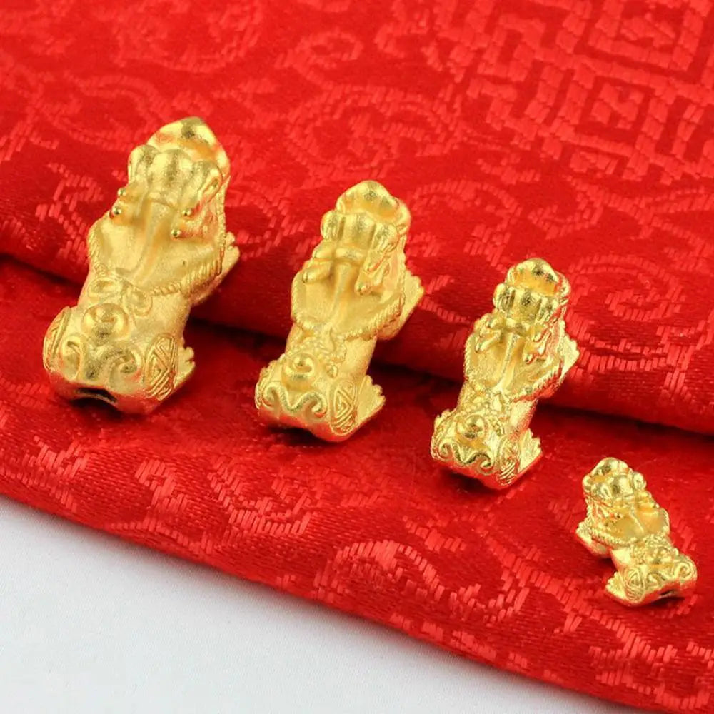 Gold Copper Charm Beads – Chinese Style DIY Jewelry Findings DIY Jewelry Beads PLUSH