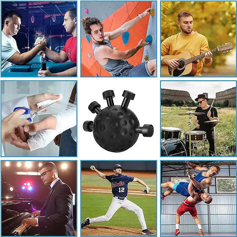 Finger Exerciser Hand Grip Strengthener for Rock Climbing Grip Strengthener PLUSH