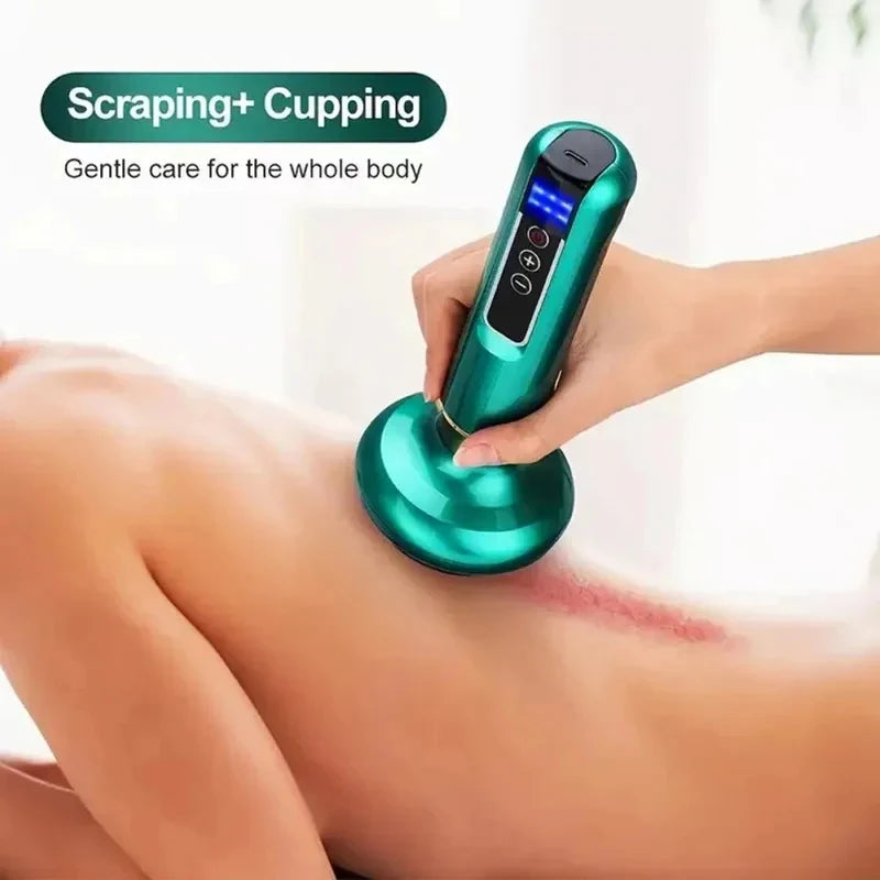 Electric Cupping Massager – Infrared Heat & Vacuum Suction Electric Cupping Massager PLUSH
