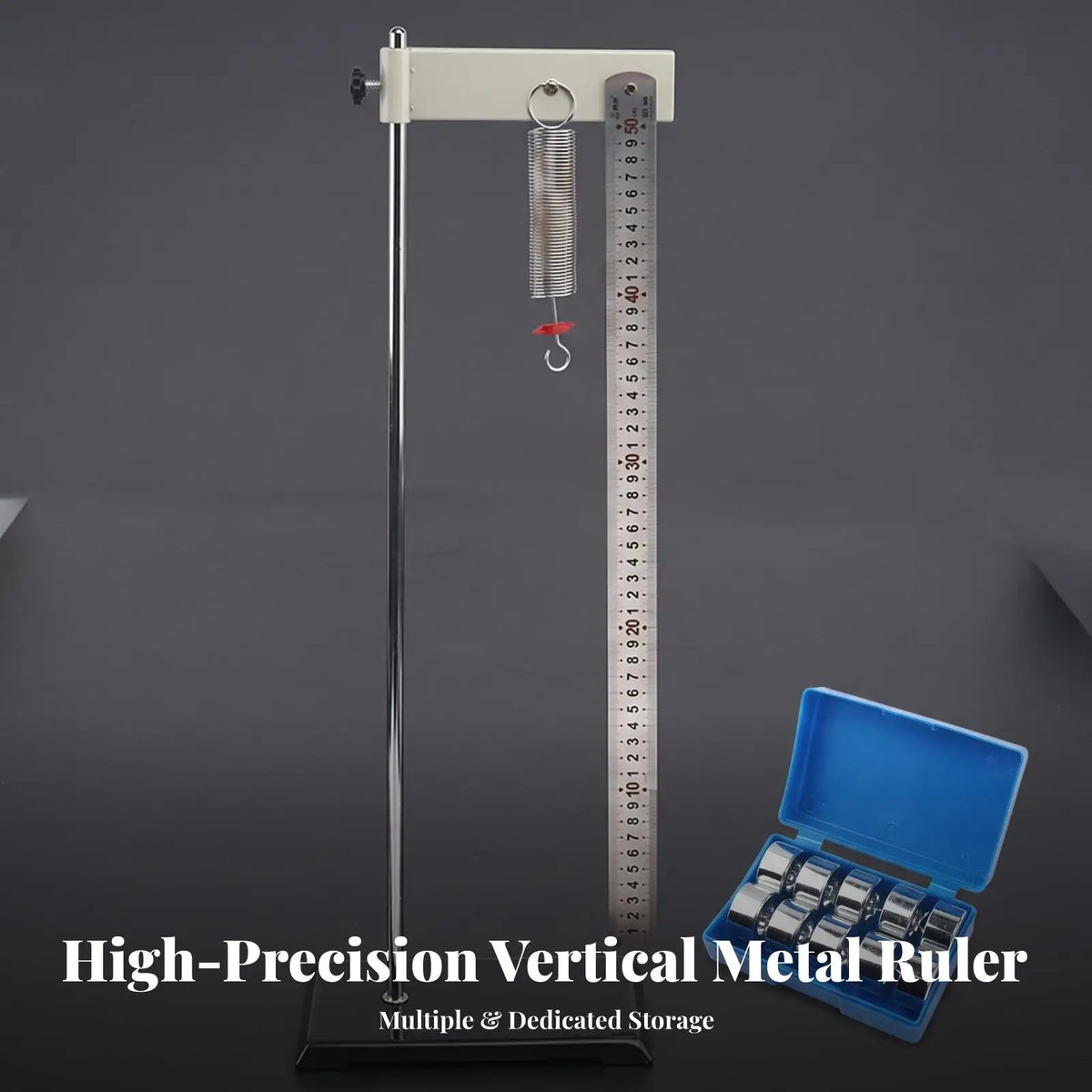 Hooke's Law Apparatus – Vertical Physics Experiment Kit Physics Experiment Kit PLUSH