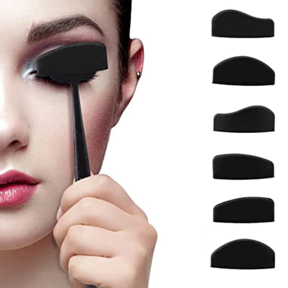 6-in-1 Silicone Eyeshadow Stencils & Eye Makeup Applicator Kit Eye Makeup Stencil PLUSH
