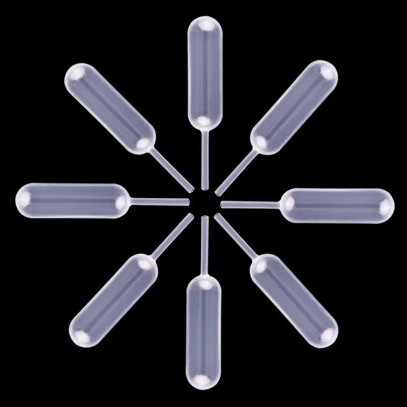 50pcs 4ml Disposable Squeeze Transfer Pipettes for Baking Baking Pipettes PLUSH