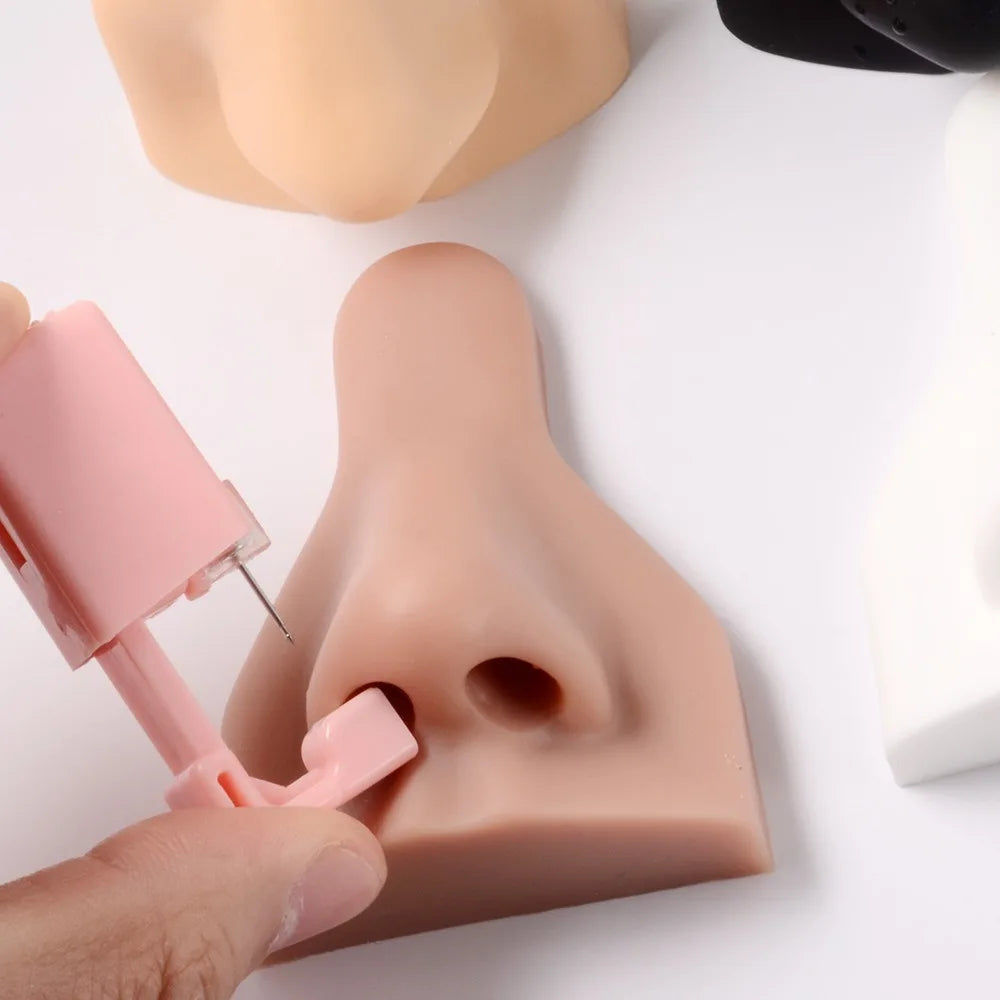 Silicone Nose Model Display Stand for Nose Studs & Jewelry Jewelry Display Stand PLUSH