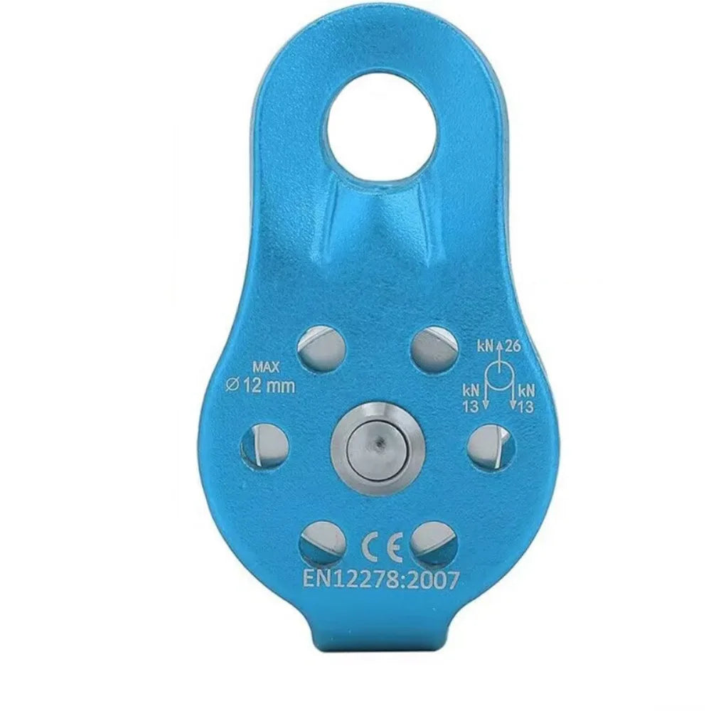 Heavy Duty Double Wheel Swivel Lifting Pulley – Aluminium Alloy Swivel Lifting Pulley PLUSH Sky Blue