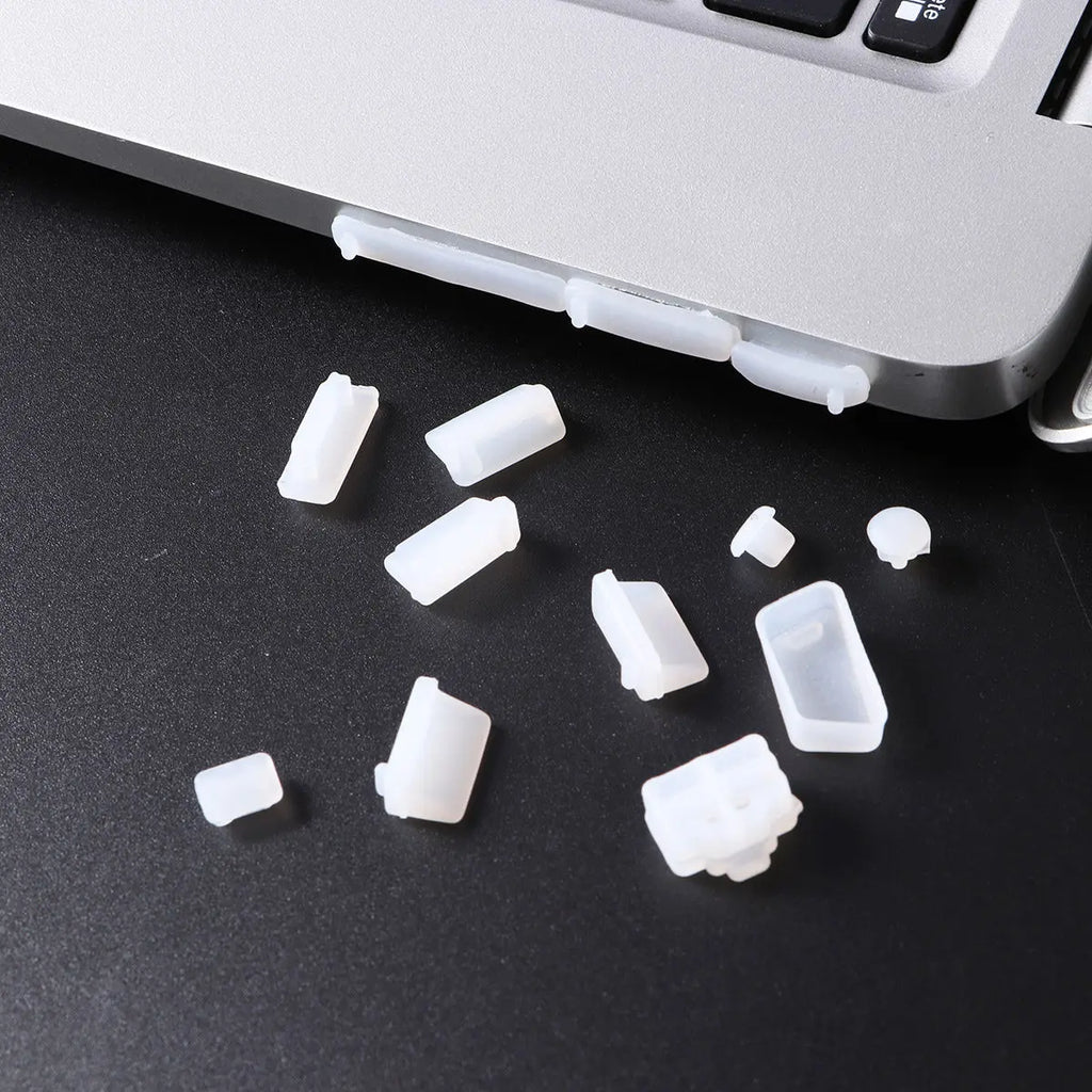 13pcs Silicone USB Port Dust Plugs – Multi-Color Protectors USB Port Dust Plugs PLUSH
