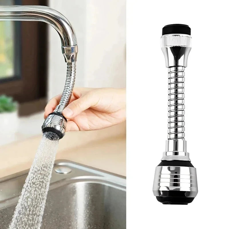 Stainless Steel Faucet Sprayer Extender – Water-Saving Bubbler Faucet Sprayer Extender PLUSH
