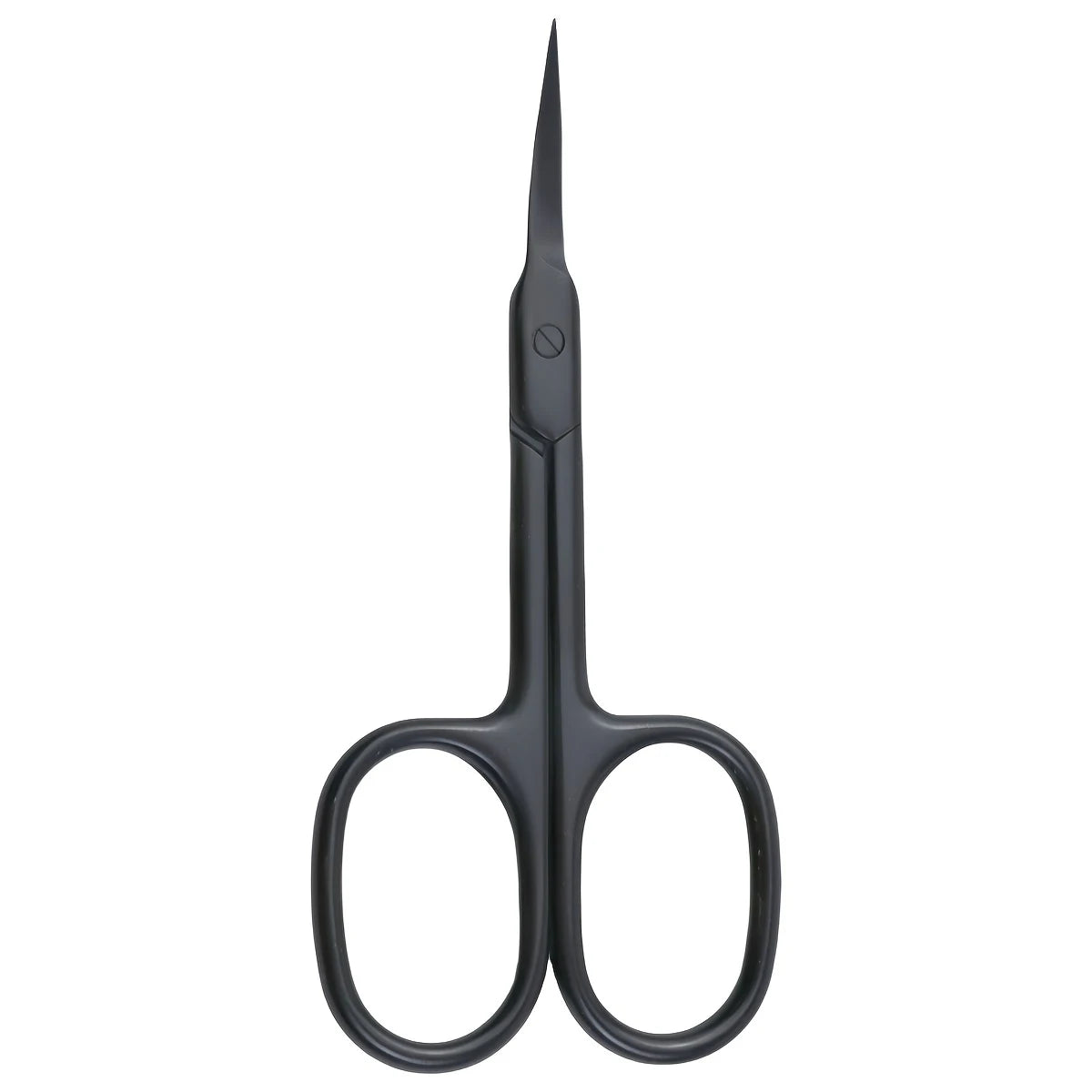 Gradient Pink Curved Stainless Steel Cuticle Scissors | Ouriner Cuticle Scissors PLUSH Black