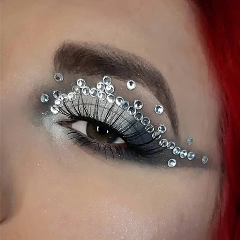 Rhinestone Face & Body Glitter Gem Stickers – Mixed Sizes Face & Body Gem Stickers PLUSH