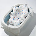 Foldable Baby Bath Support Pad – Newborn Bathing Hammock Baby Bath Hammock PLUSH White