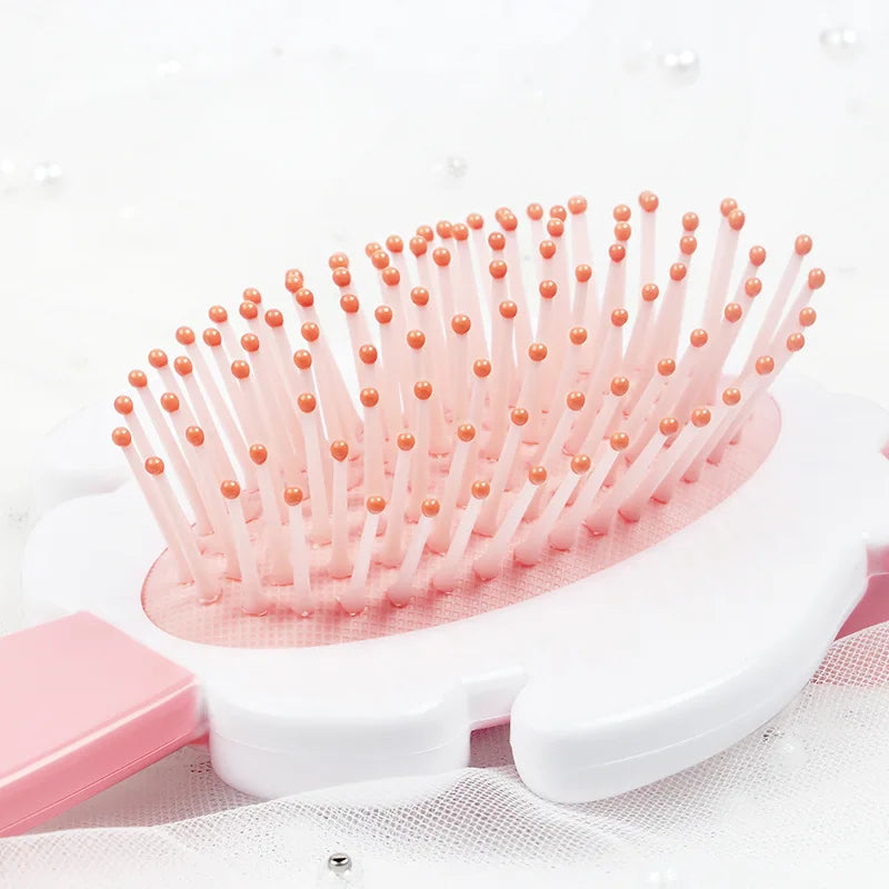Mermaid Air Cushion Comb for Kids – Cute Girls Hair Brush Kids Hair Comb PLUSH