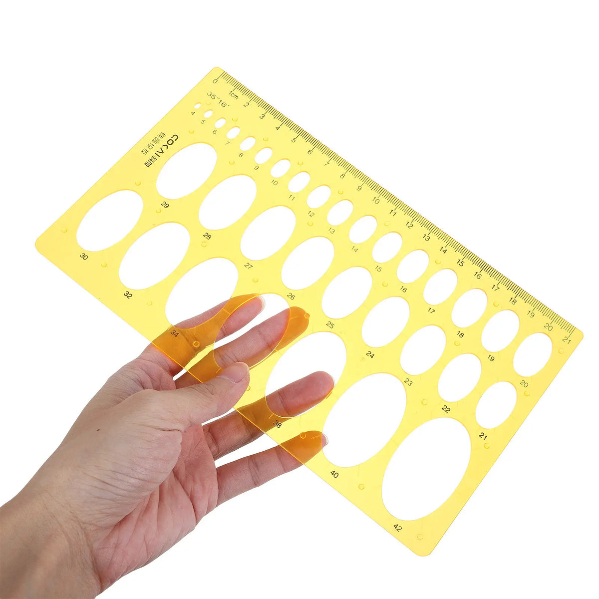 Ellipse Drawing Template Clear Plastic Drafting Ruler Drafting Template Ruler PLUSH