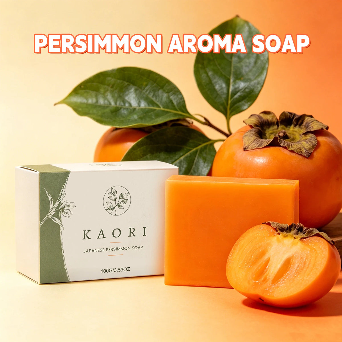 Persimmon & Avocado Body Soap – Oil Control & Fresh Scent Body Cleansing Soap PLUSH