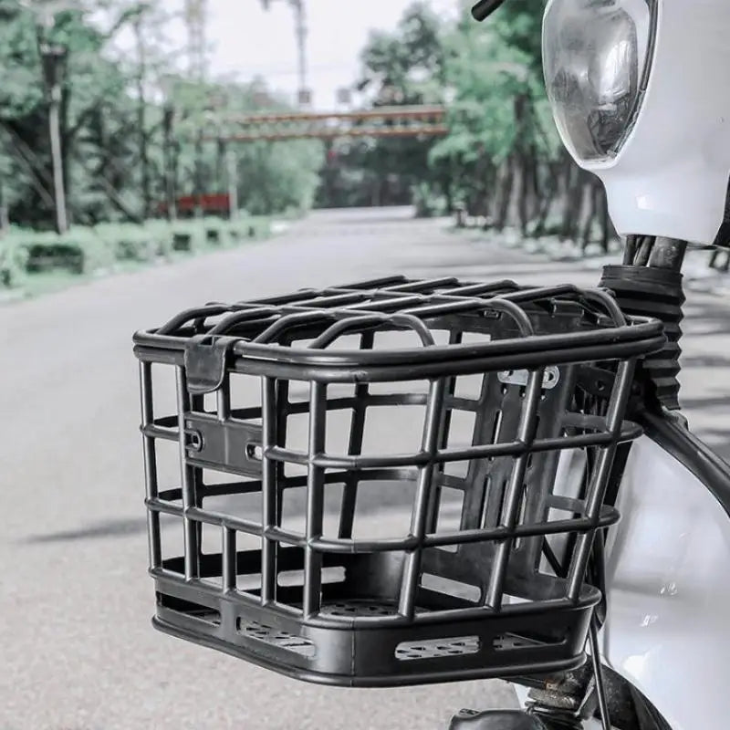Large-Capacity Bike Front Basket with Lid | PC Plastic Bike Front Basket PLUSH