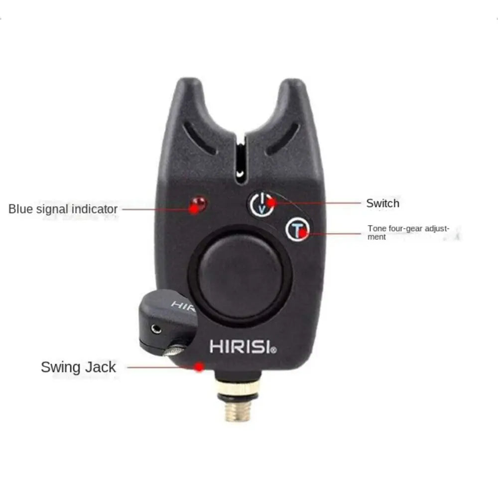Electronic Fishing Bite Alarm – LED Alert & Adjustable Bell Fishing Bite Alarm PLUSH
