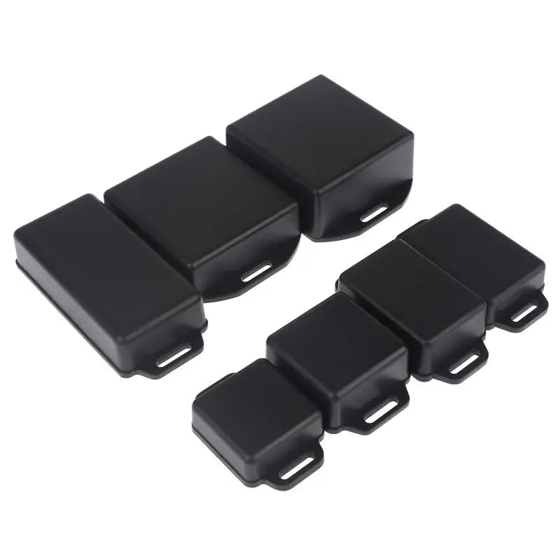 Black ABS Electronic Project Enclosure with Mounting Ears – DIY Electronic Enclosure PLUSH