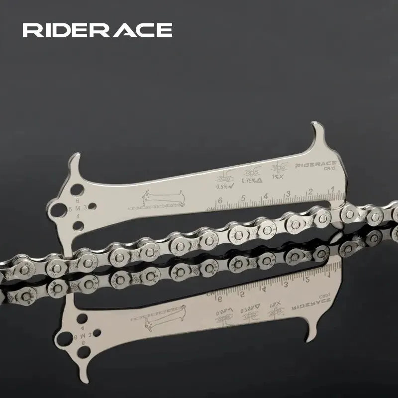 Bike Chain Wear Indicator Gauge Tool – Stainless Steel Bike Chain Gauge PLUSH