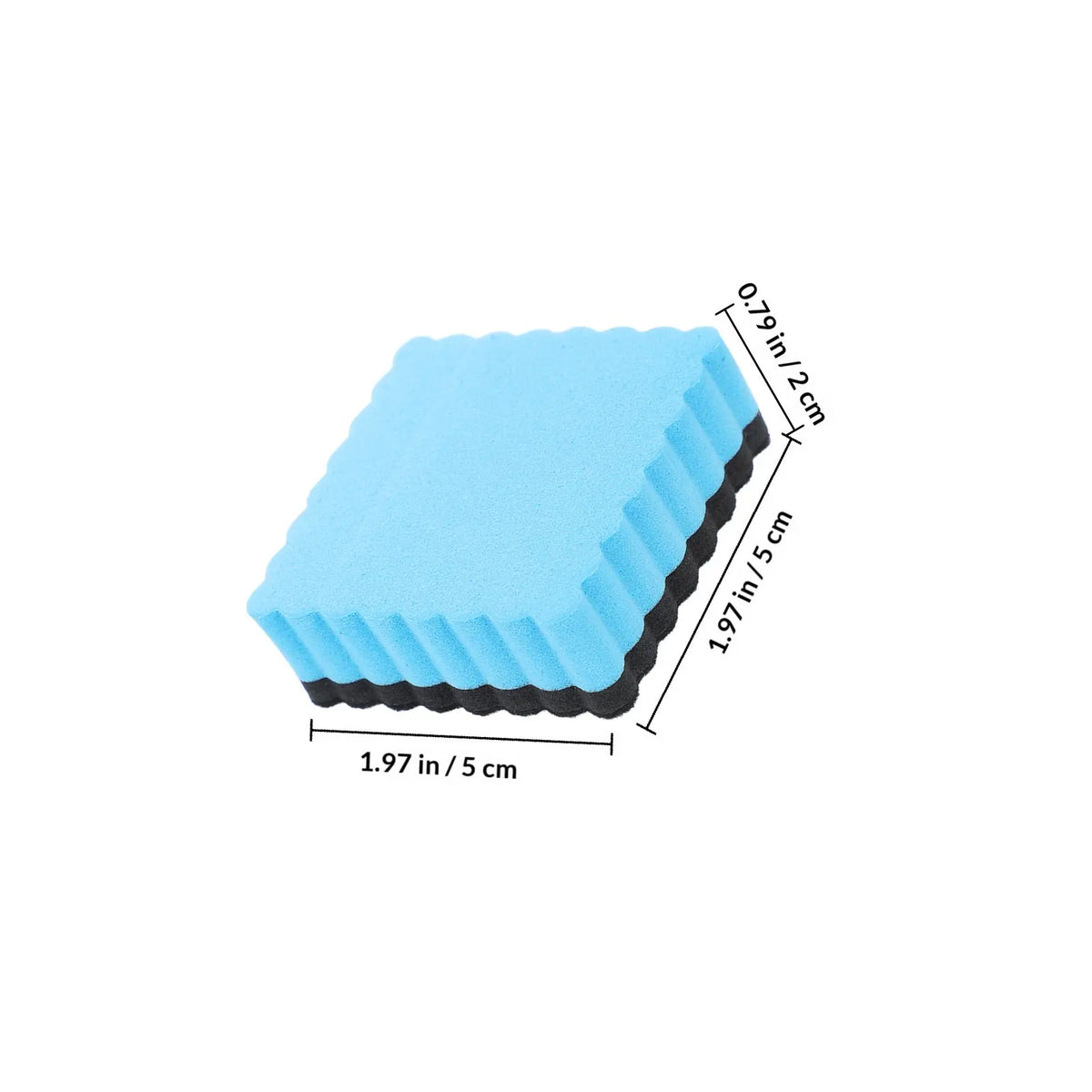 24-Pack Dry Erase Whiteboard Erasers Bulk Set – Wave Edge Whiteboard Erasers PLUSH
