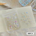 50pcs Mermaid Tail Ocean Nail Charms – Aurora DIY Manicure Nail Art Charms PLUSH 5