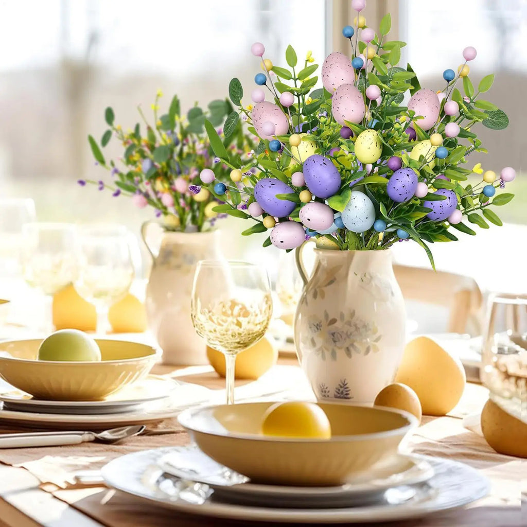 Artificial Easter Flower Spray Stems – Spring Floral Décor Easter Floral Decor PLUSH