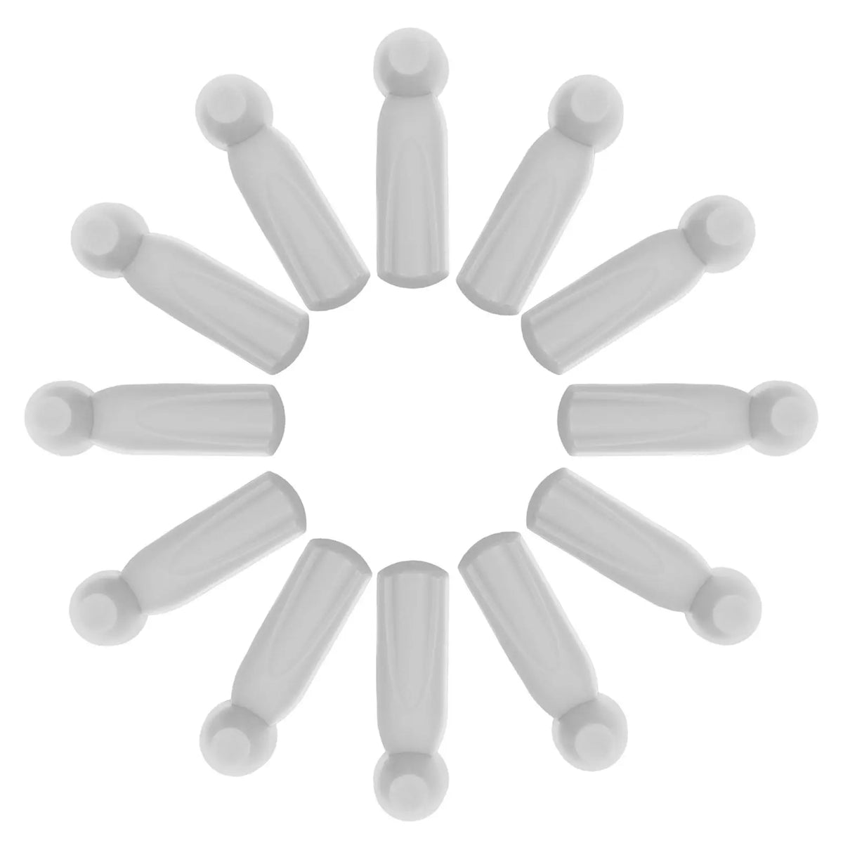 40 Pcs Reusable Magnetic Security Tags Light Grey Retail Retail Security Tags PLUSH