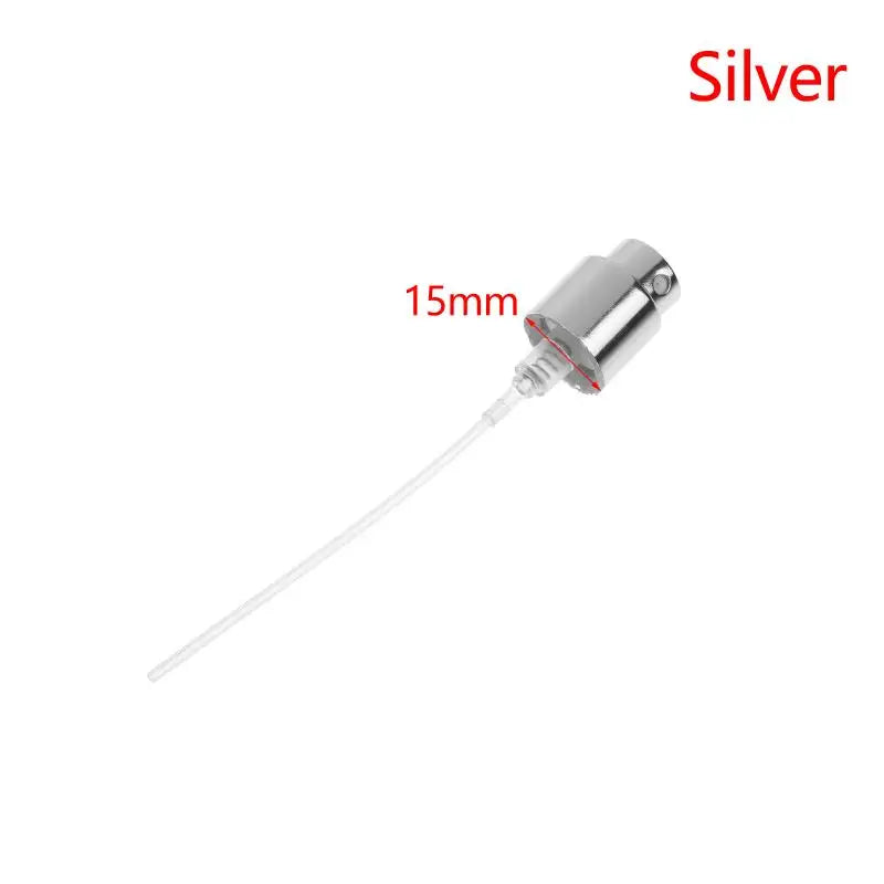 Bayonet Perfume Bottle Sprayer Nozzle 15/20mm Aluminum Pump Perfume Spray Pump PLUSH Silver 15mm