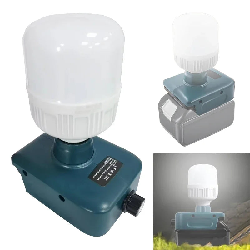 ZWINCKY 12W LED Work Light for Makita 18V Battery – Portable Cordless LED Work Light PLUSH