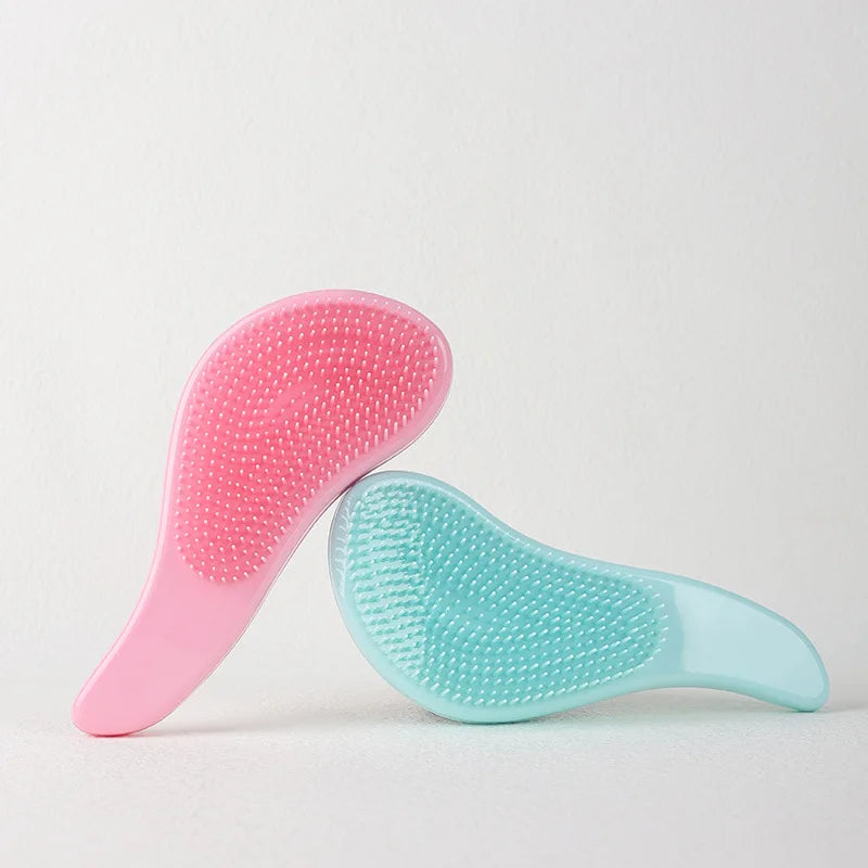 Marble Anti-Static Detangling Massage Hair Comb | Salon Brush Hair Detangling Comb PLUSH