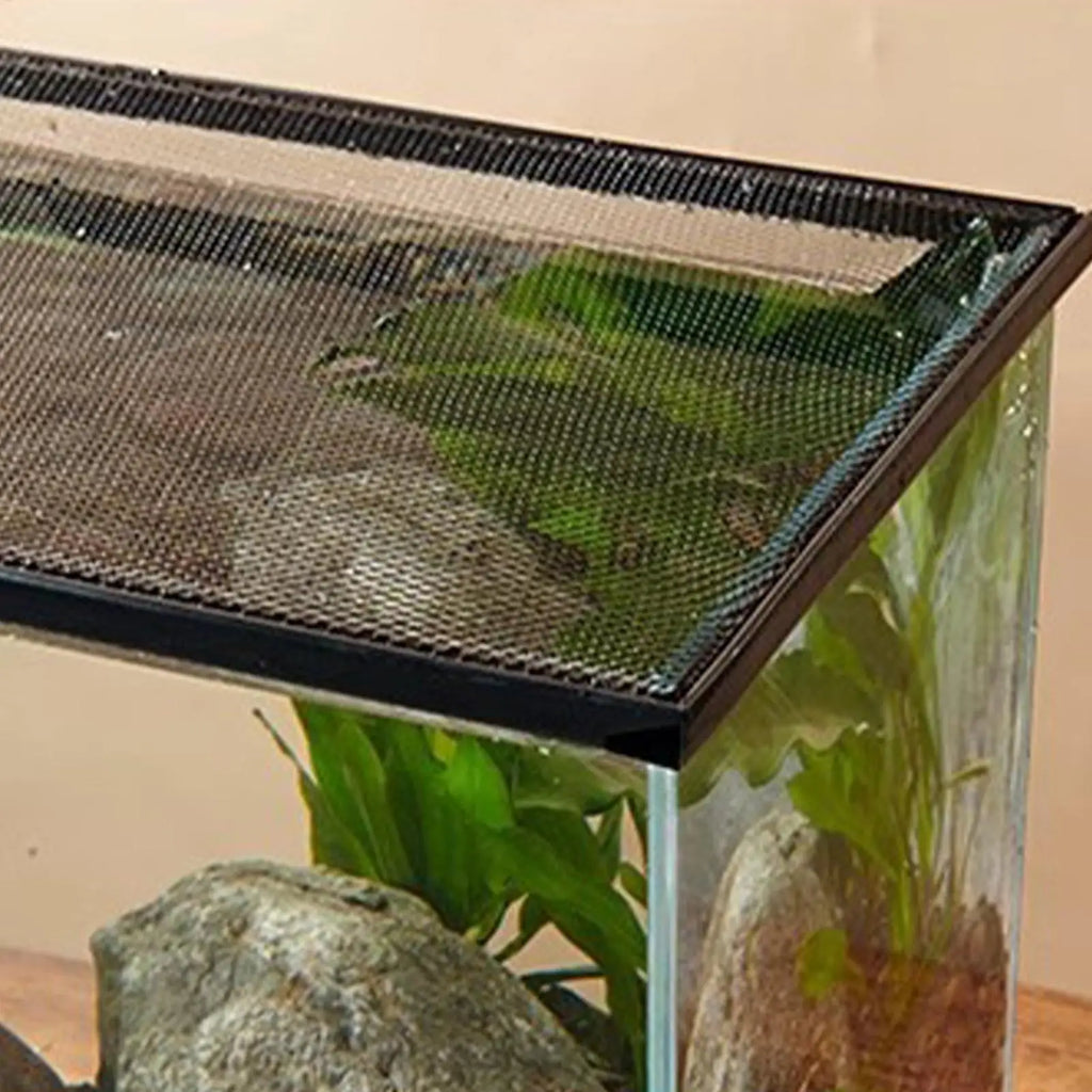 Magnetic Mesh Aquarium Lid – DIY Cut-to-Size Fish Tank Cover Aquarium Lid Cover PLUSH