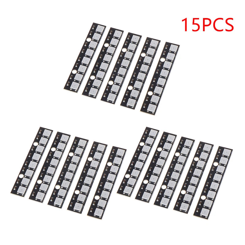 WS2812 5050 8-Bit RGB LED Module – DIY Full Color Dev Board RGB LED Module PLUSH 15PCS Black
