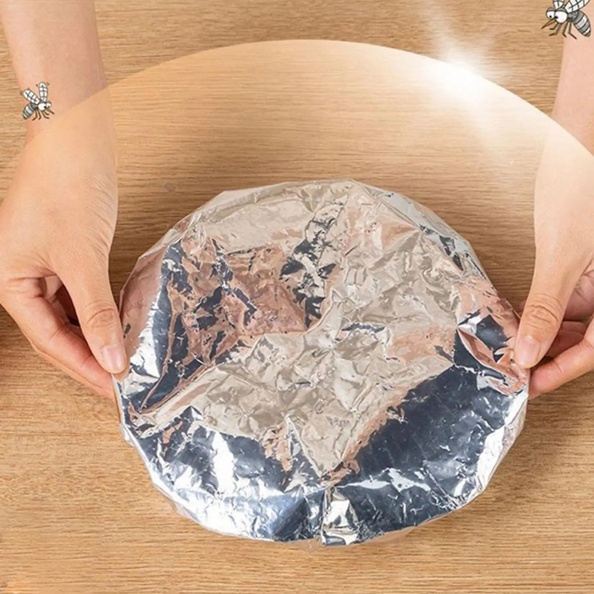 50pcs Reusable Stretch Foil Covers for Bowls Plates & Pans Food Storage Covers PLUSH