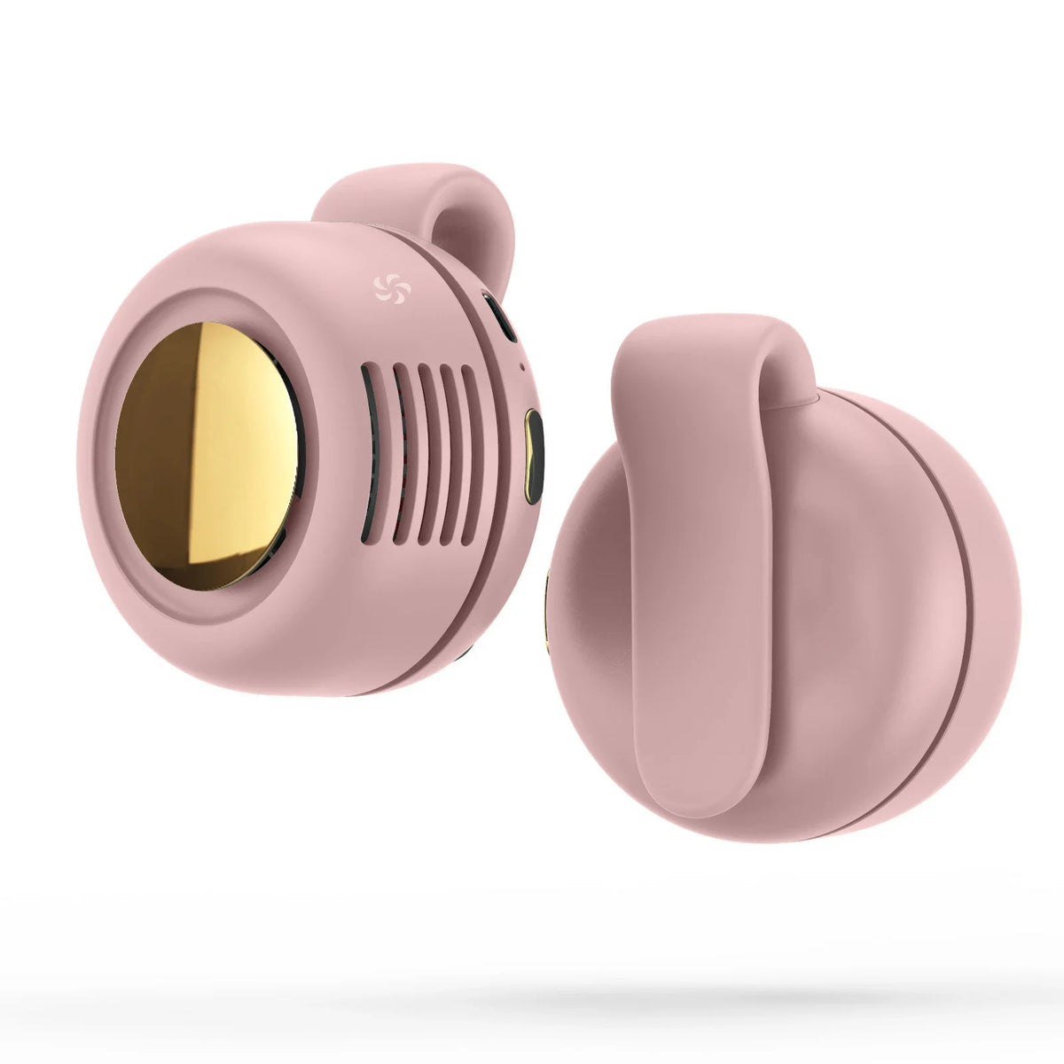 Portable Clip-On Bladeless Mini Fan | 3-Speed USB Rechargeable Clip-On Personal Fan PLUSH Pink USB Type-C