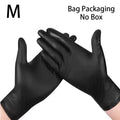 Disposable Black Nitrile Gloves 20/60/100pcs | Kitchen & Home Disposable Nitrile Gloves PLUSH M 20PCS