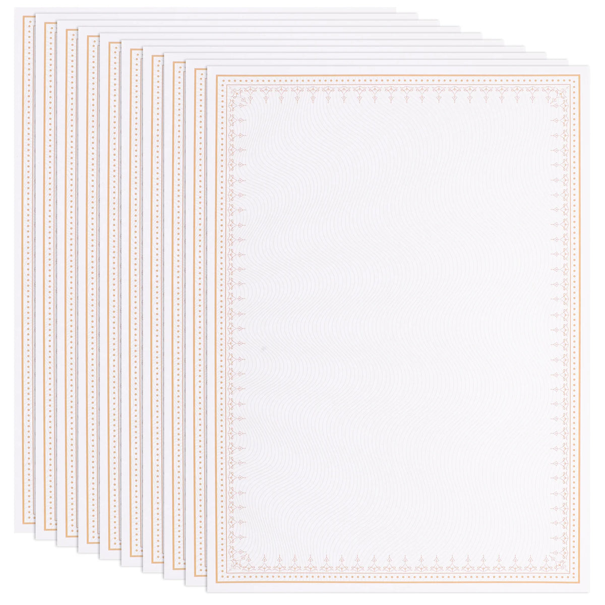 10pcs A4 Blank Certificate Paper – Printable Diploma Sheets Certificate Paper PLUSH As Shown 4