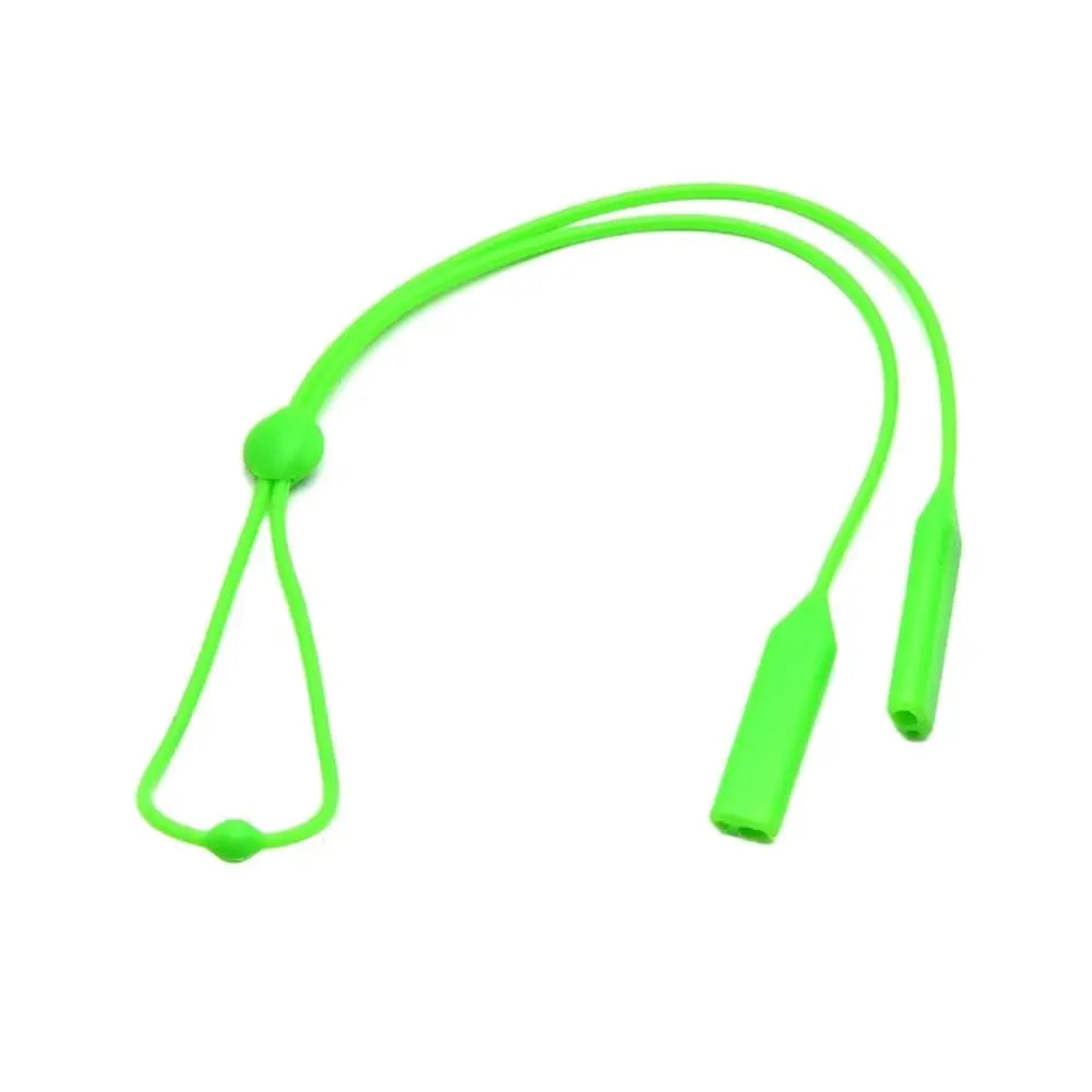 Silicone Glasses Strap Lanyard – Kids & Adults Eyewear Cord Eyewear Strap PLUSH green