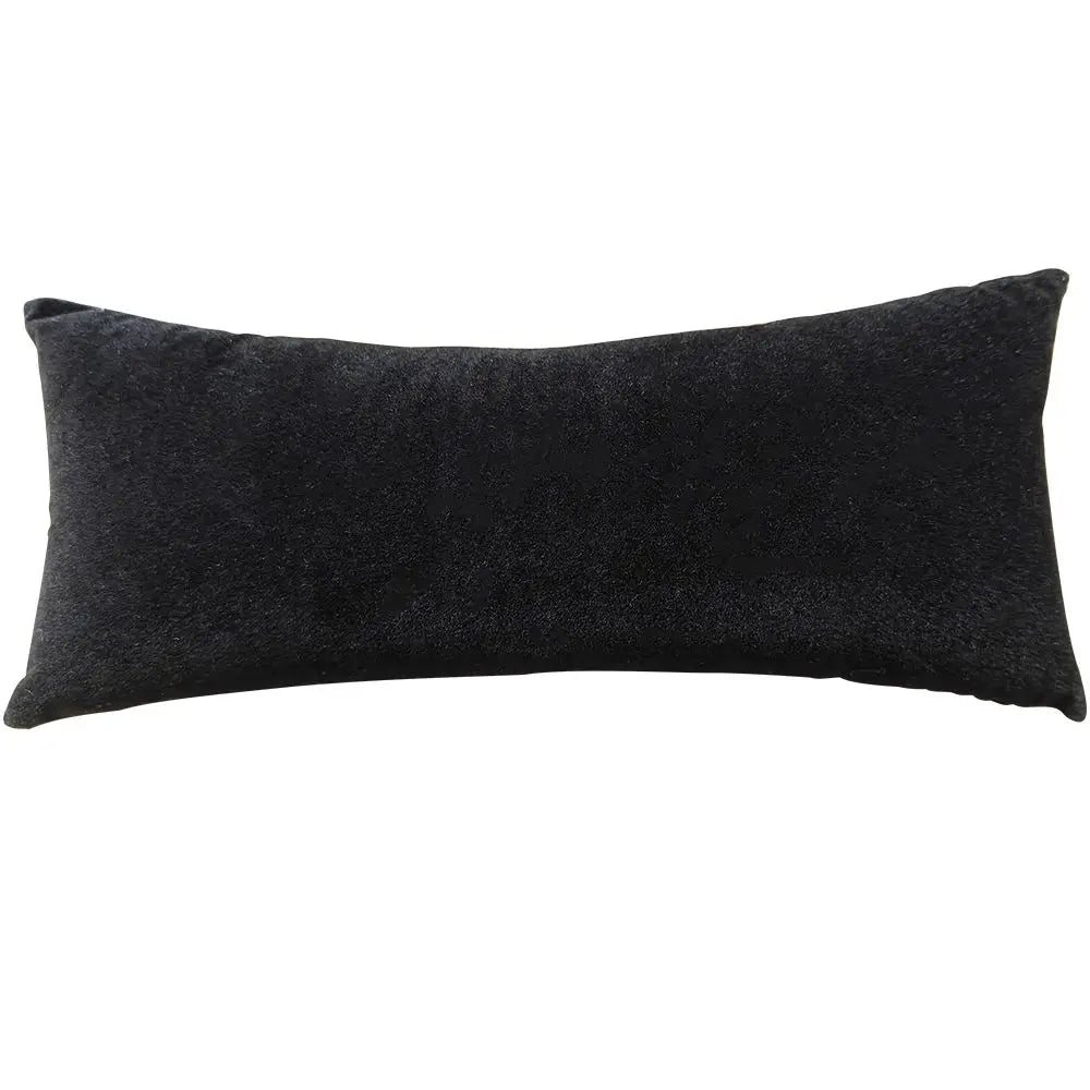 Velvet Jewelry Display Pillow – Bracelet & Bangle Cushion Stand Jewelry Display Stand PLUSH Black Velvet 9X21cm