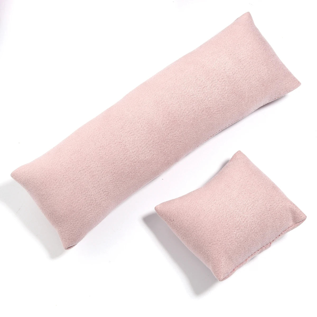 Velvet Suede Jewelry Display Pillow Set – Bracelet & Watch Holder Jewelry Display Pillow PLUSH Suede Pink