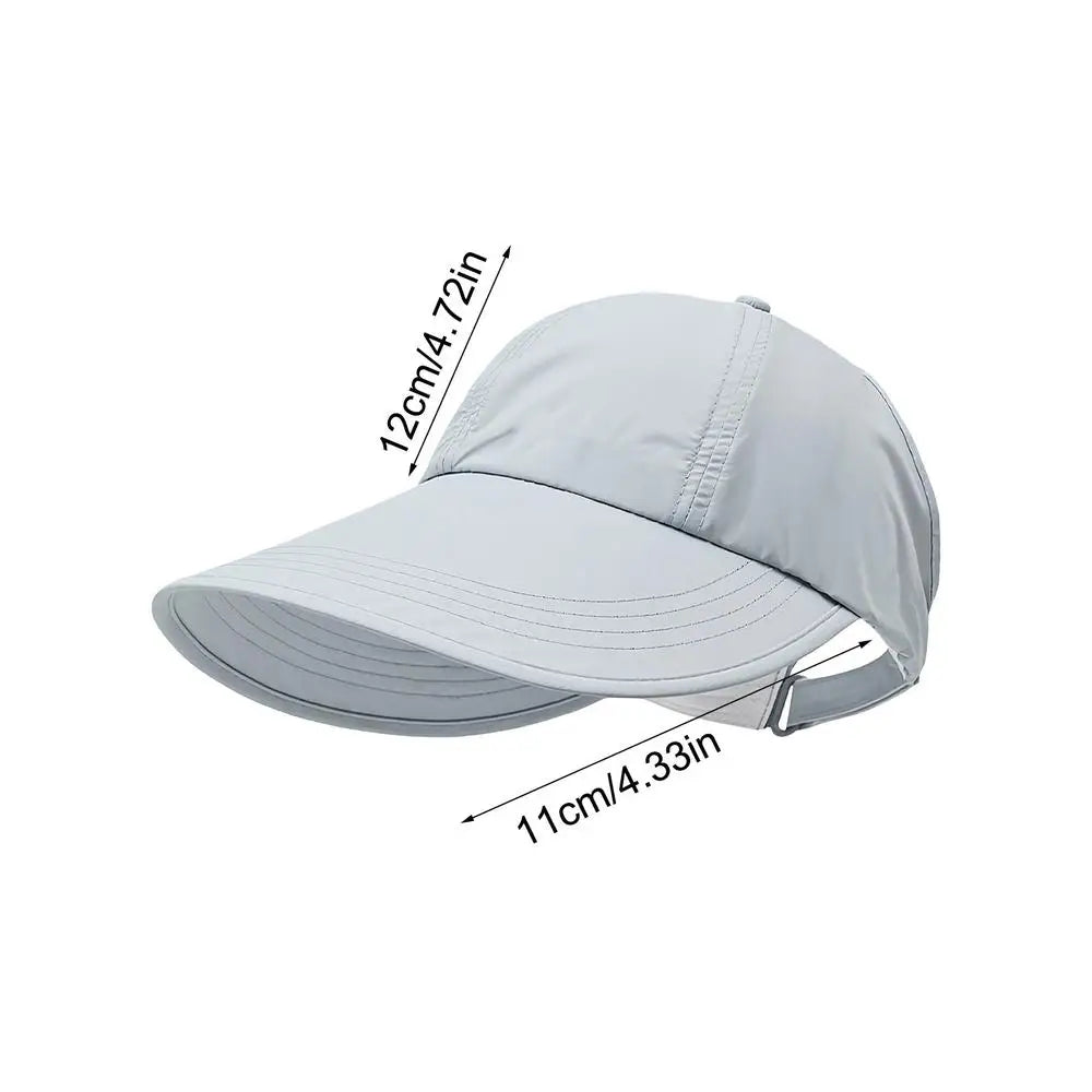 Wide Brim Breathable Sun Hat – UV Protection Unisex Cap Wide Brim Sun Hat PLUSH Blue
