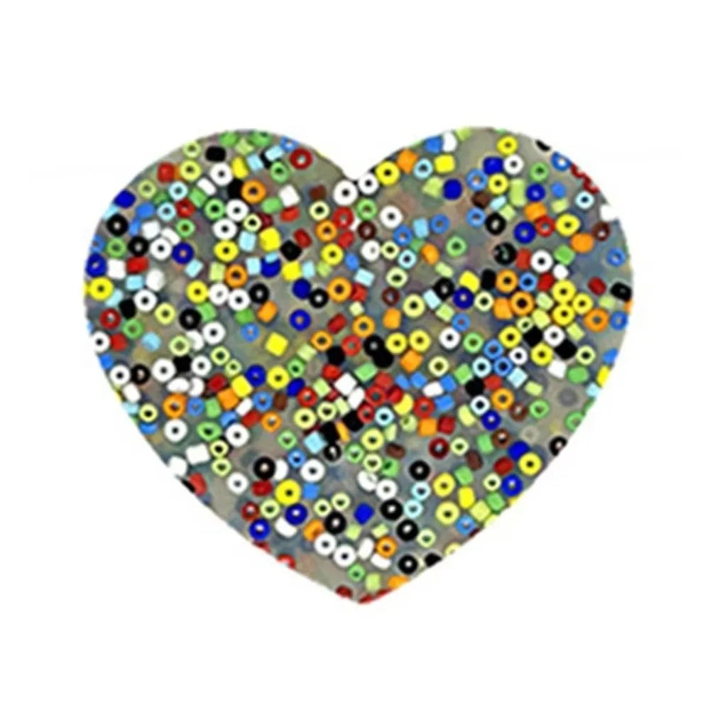 Heart Shape Silicone Fidget Toy – Mini Sensory Stress Pad Fidget Sensory Toy PLUSH Heart-shaped 8.5cm